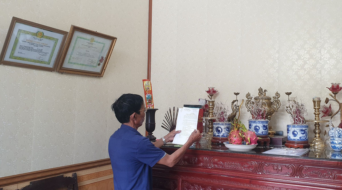 Thân nhân bị cắt tiền thờ cúng liệt sỹ, Chủ tịch xã ở Thái Bình nhận thiếu sót