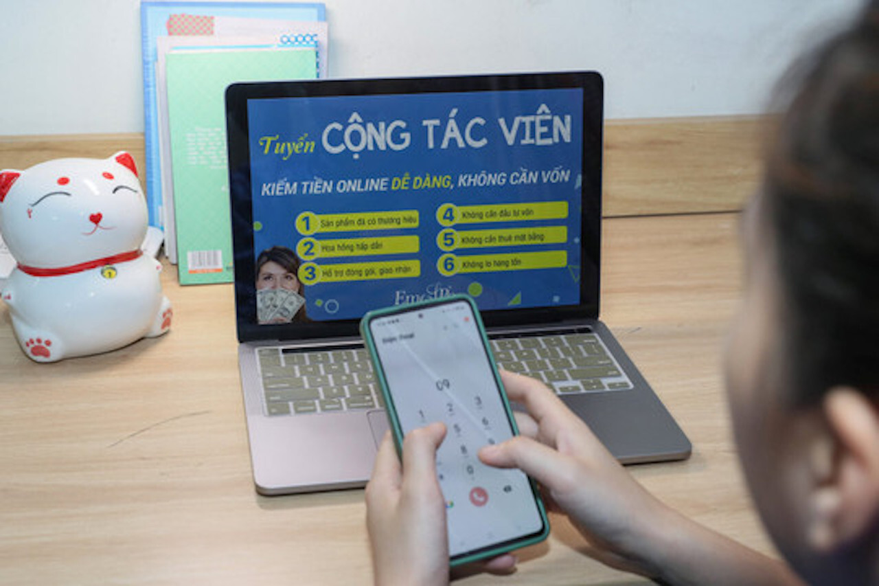 Sập bẫy 'cộng tác viên online', người phụ nữ mất hơn 1,1 tỷ đồng