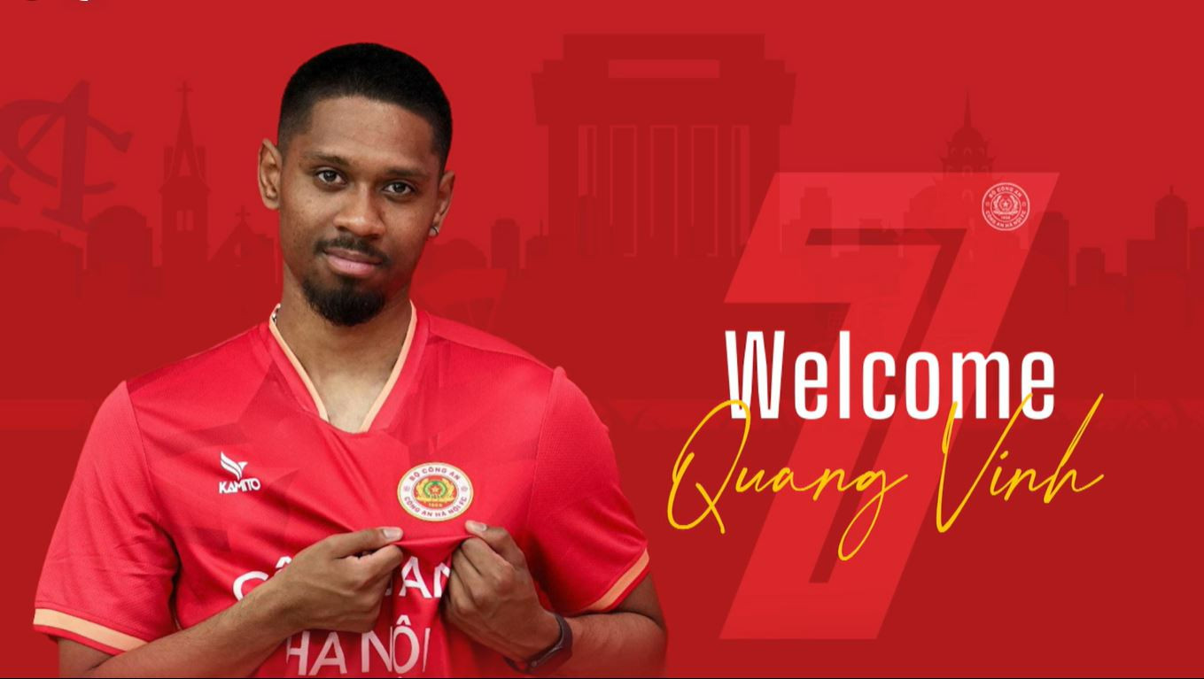 Jason Quang Vinh Pendant ra mắt CLB Công an Hà Nội