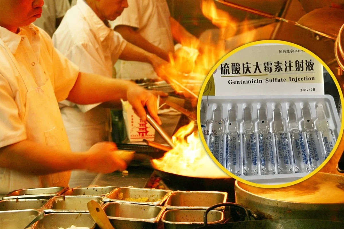 Đầu bếp trộn thuốc kháng sinh vào 1.600 suất ăn để  khách không bị tiêu chảy 