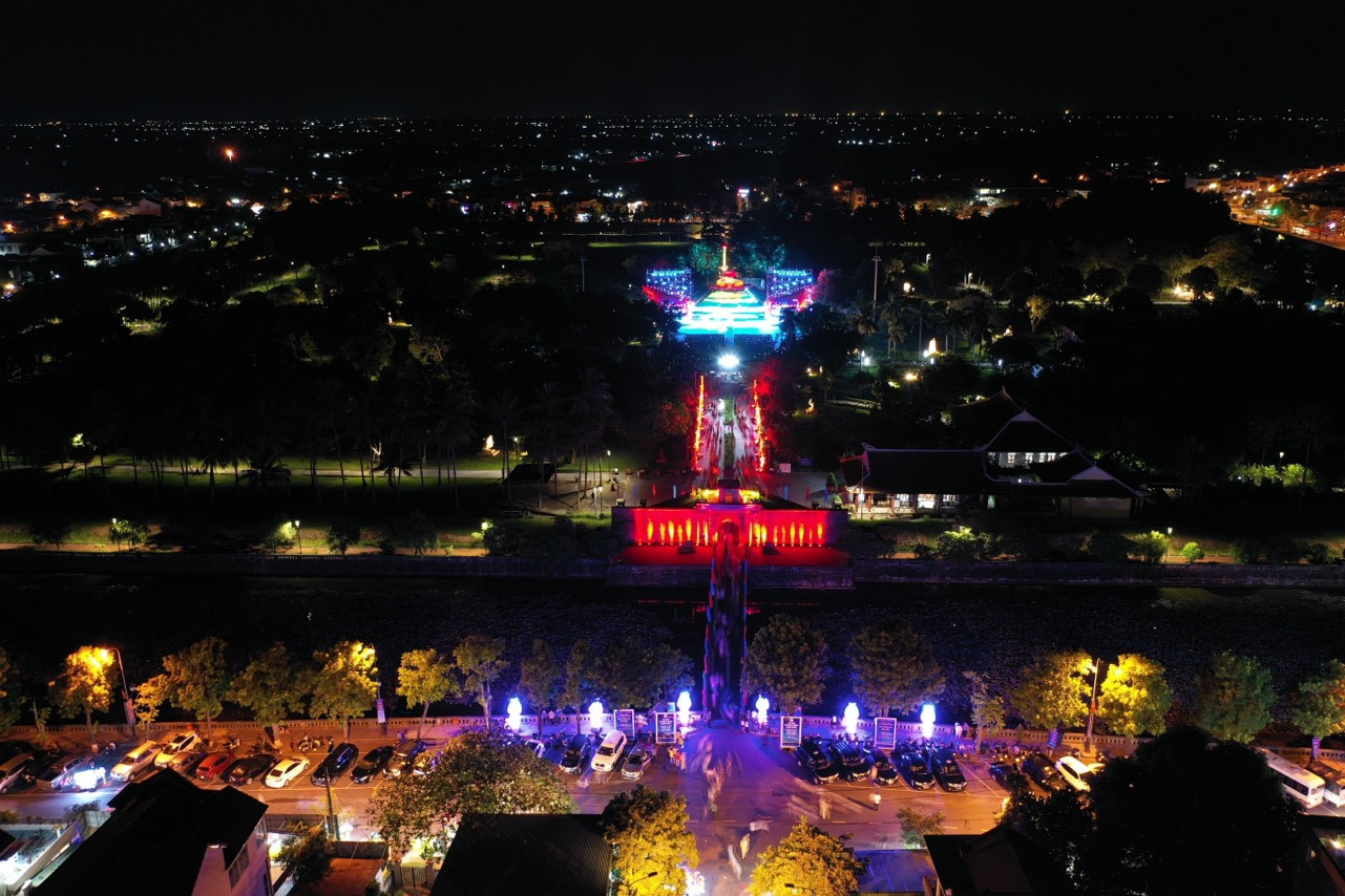 Thành cổ Quảng Trị rực sáng trong đêm nghệ thuật 'Ước nguyện hoà bình'