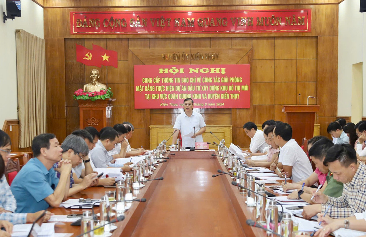 Hải Phòng gỡ vướng mắc công tác giải phóng mặt bằng tại dự án khu đô thị mới