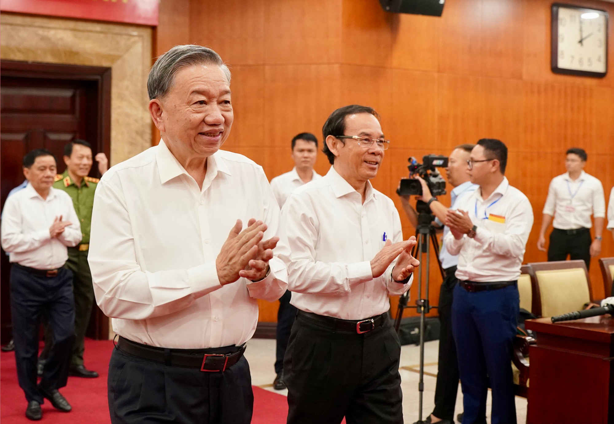 Tổng Bí thư, Chủ tịch nước Tô Lâm làm việc với Thành ủy TP.HCM