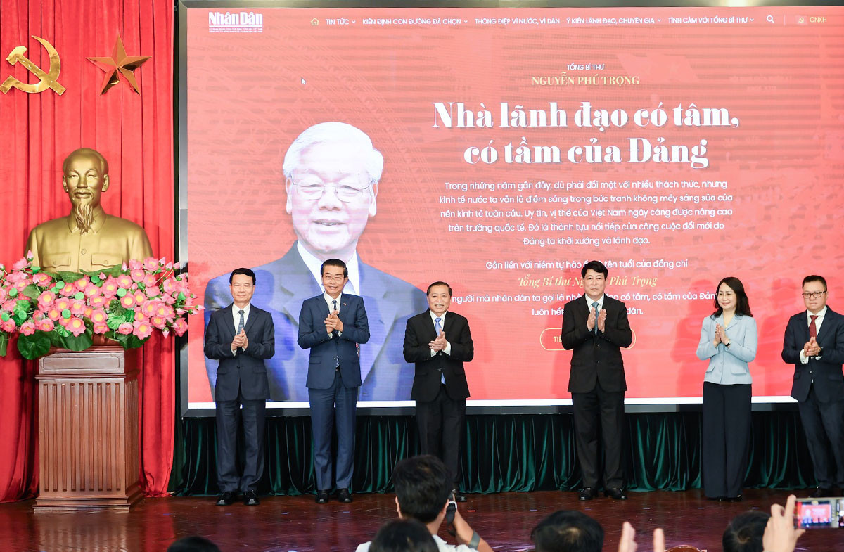 Khai trương trang thông tin đặc biệt về Tổng Bí thư Nguyễn Phú Trọng