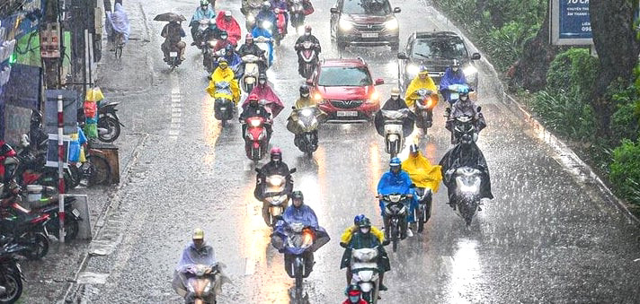 Tin mưa dông ngày 2/9 ở Bắc Bộ và thời tiết 10 ngày tới tại Hà Nội