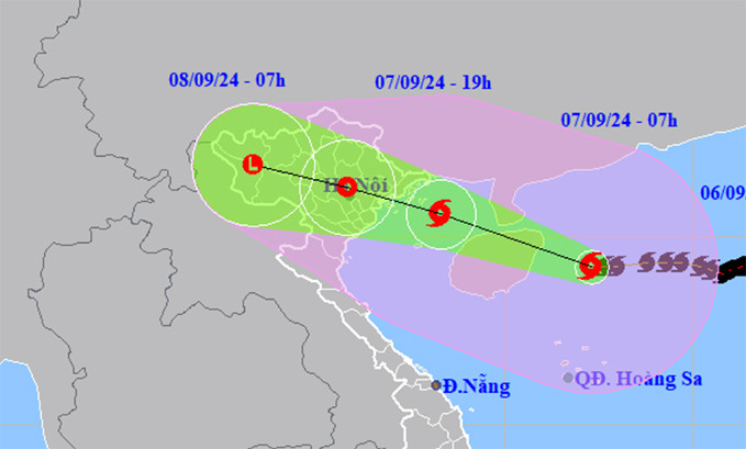 Siêu bão Yagi kéo dài trong bao lâu?