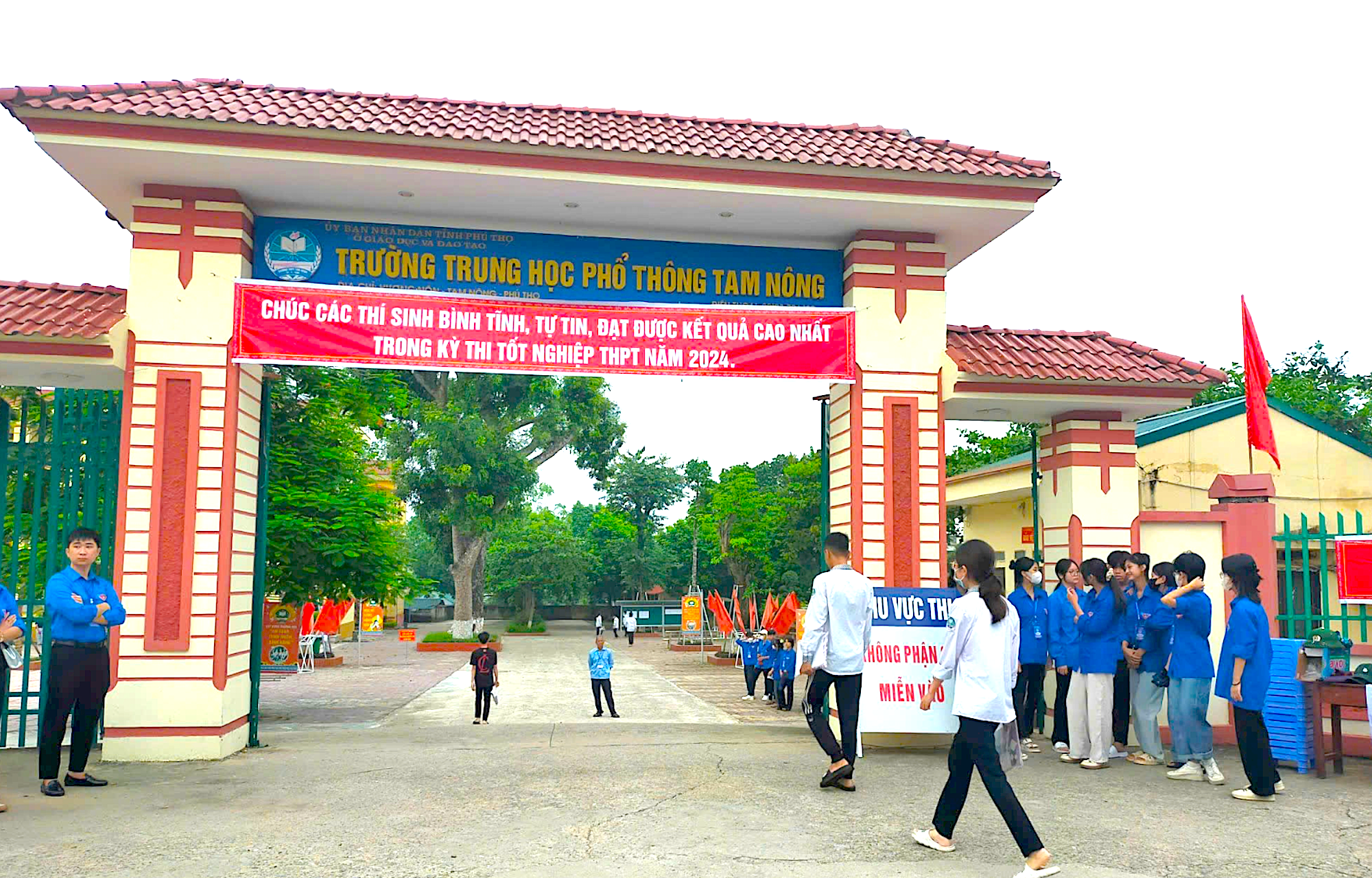 Phú Thọ bố trí chỗ học tạm cho học sinh sau vụ sập cầu Phong Châu