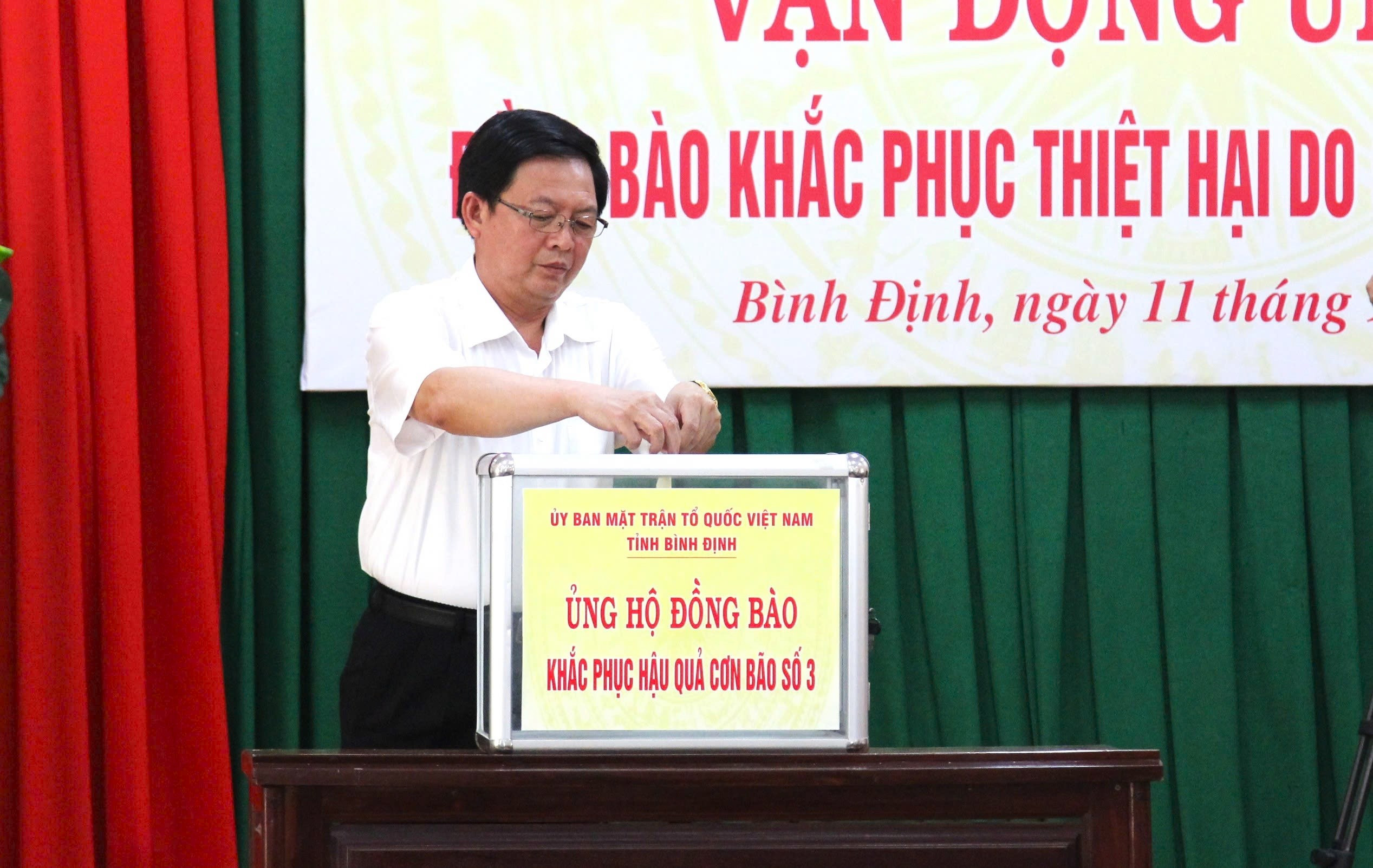 Bình Định: Ủng hộ 12 tỷ đồng, cử đoàn hỗ trợ miền Bắc khắc phục hậu quả bão lũ