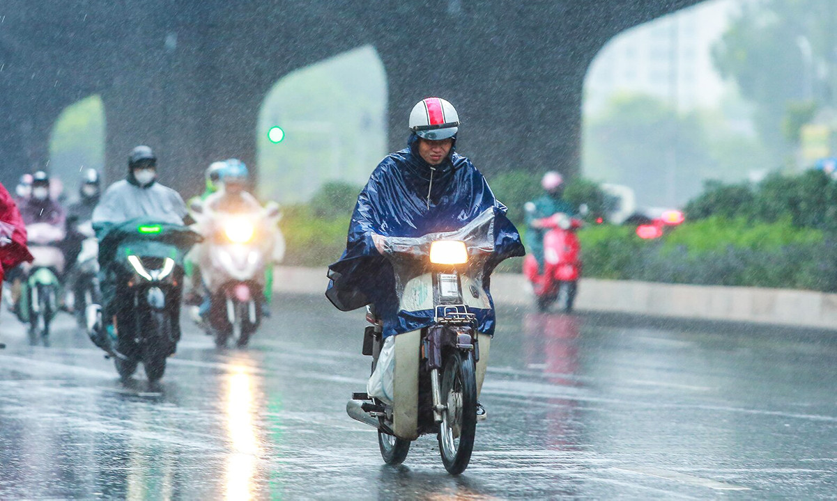 Thời tiết ngày 22/9: Miền Bắc đón không khí lạnh kèm mưa lớn, nhiệt độ giảm mạnh