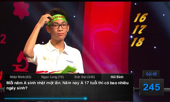 Câu đố mẹo khiến thí sinh Đường lên đỉnh Olympia hoang mang