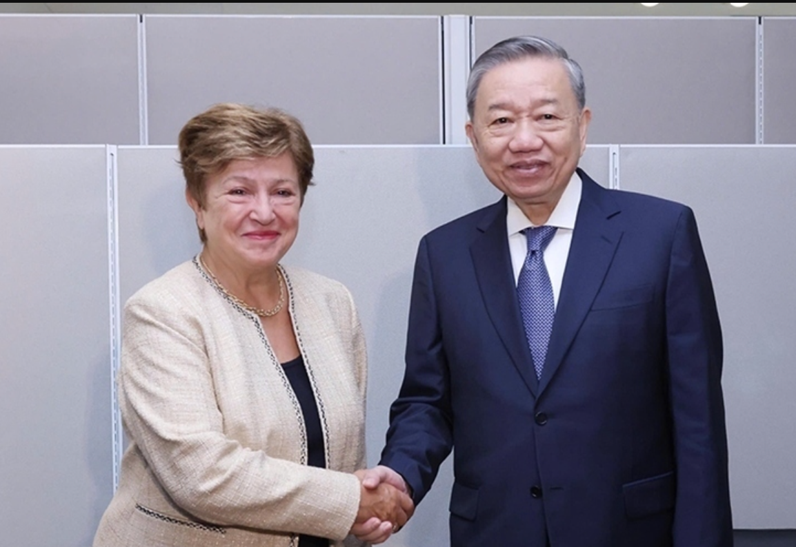 Tổng Bí thư, Chủ tịch nước Tô Lâm tiếp giám đốc Quỹ Tiền tệ quốc tế