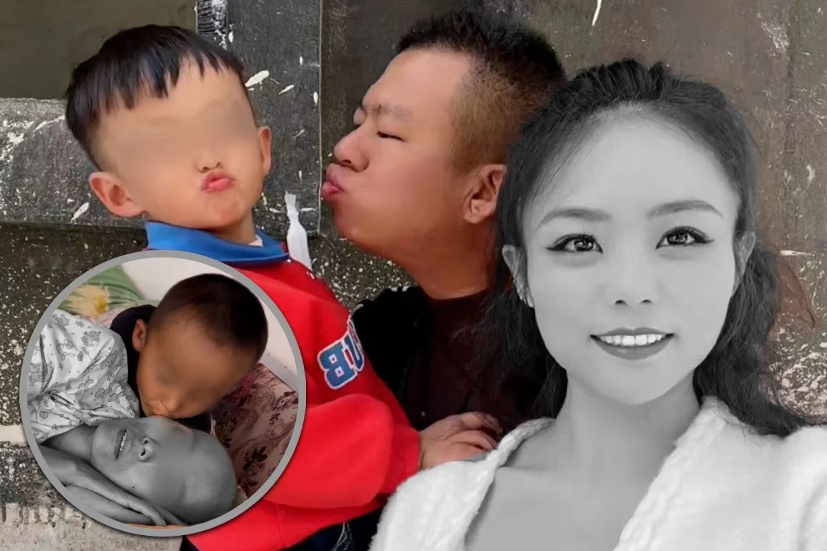 Cảnh cậu bé 4 tuổi thì thầm lời yêu với người mẹ hấp hối khiến dân mạng rơi lệ