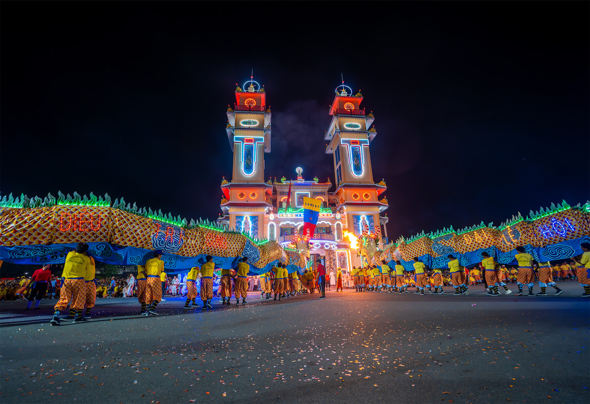 Độc đáo đại lễ Hội yến Diêu Trì Cung đạo Cao Đài tại Tây Ninh