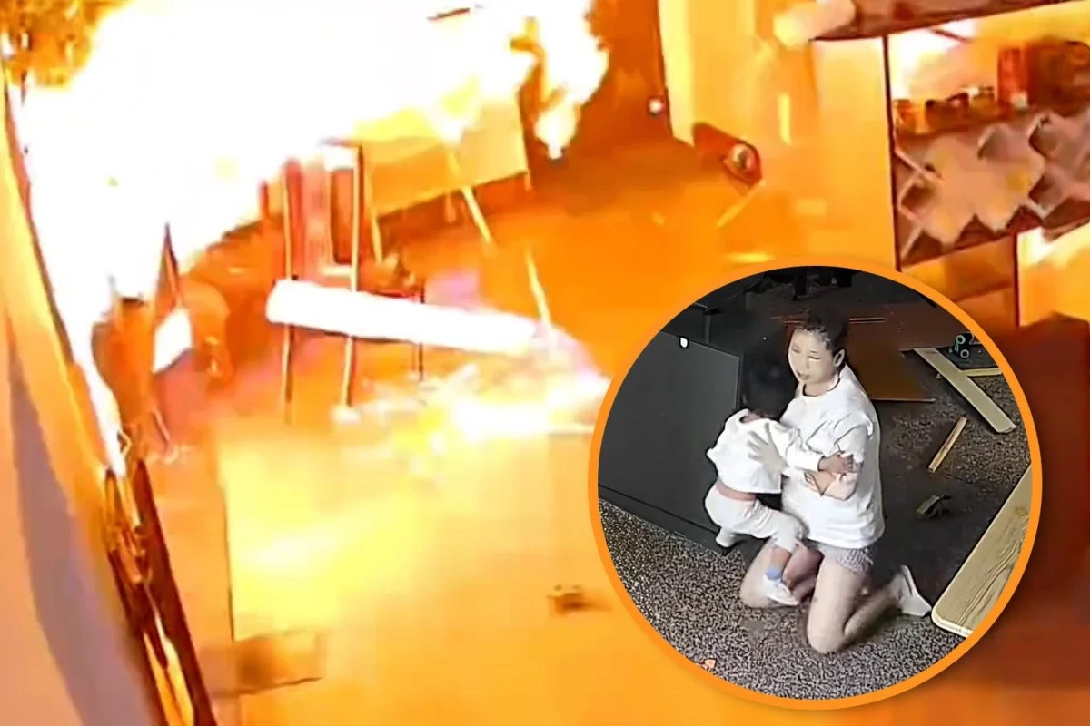 Mẹ bỏng nặng vẫn cố gắng cứu con 2 tuổi thoát khỏi vụ nổ khí gas