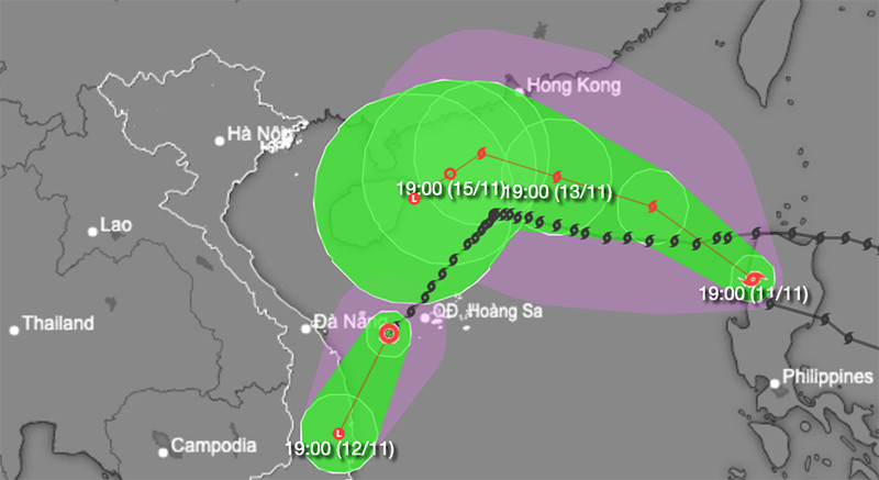 Bão số 7 vừa suy yếu thành áp thấp nhiệt đới, Biển Đông chuẩn bị đón bão số 8