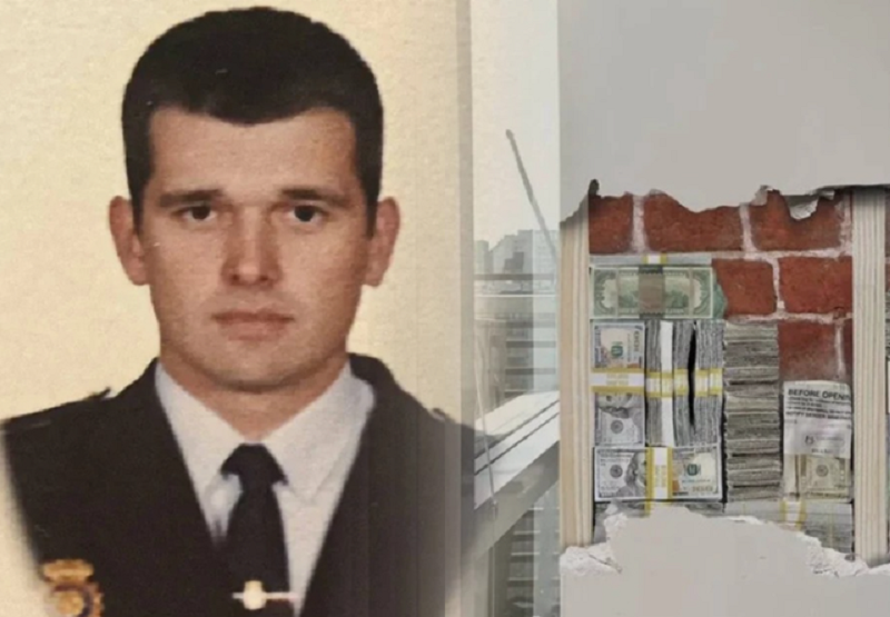 Chỉ huy cảnh sát giấu tiền tham nhũng và buôn ma túy trong tường