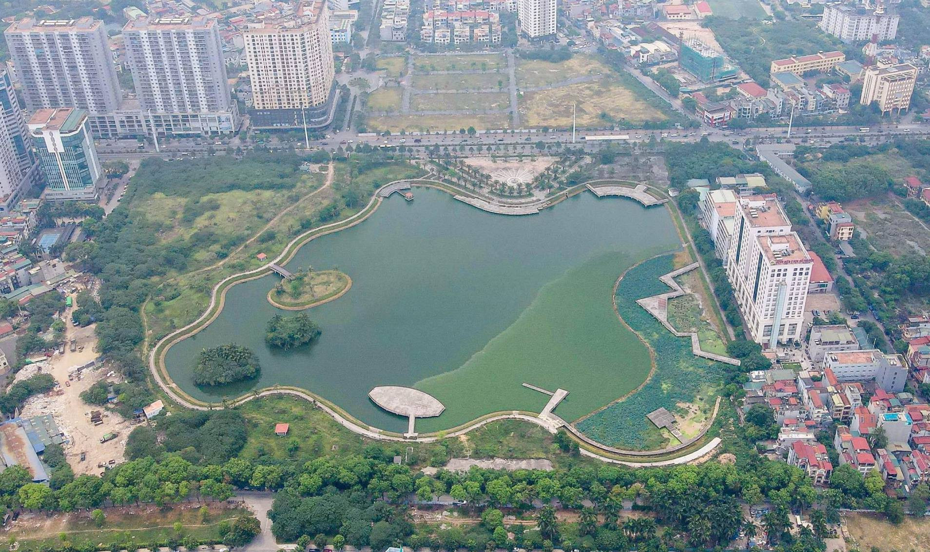 Chủ tịch Hà Nội: Phải hoàn thành Công viên hồ Phùng Khoang trước Tết Nguyên đán