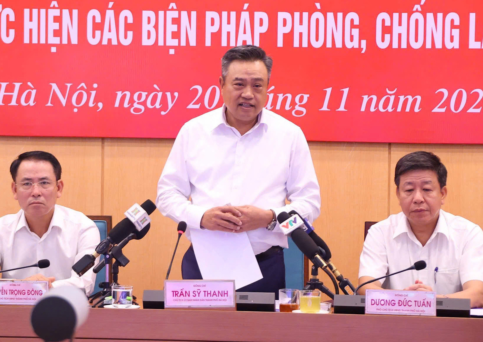 Ông Trần Sỹ Thanh làm Trưởng Ban Chỉ đạo phòng chống lãng phí Hà Nội