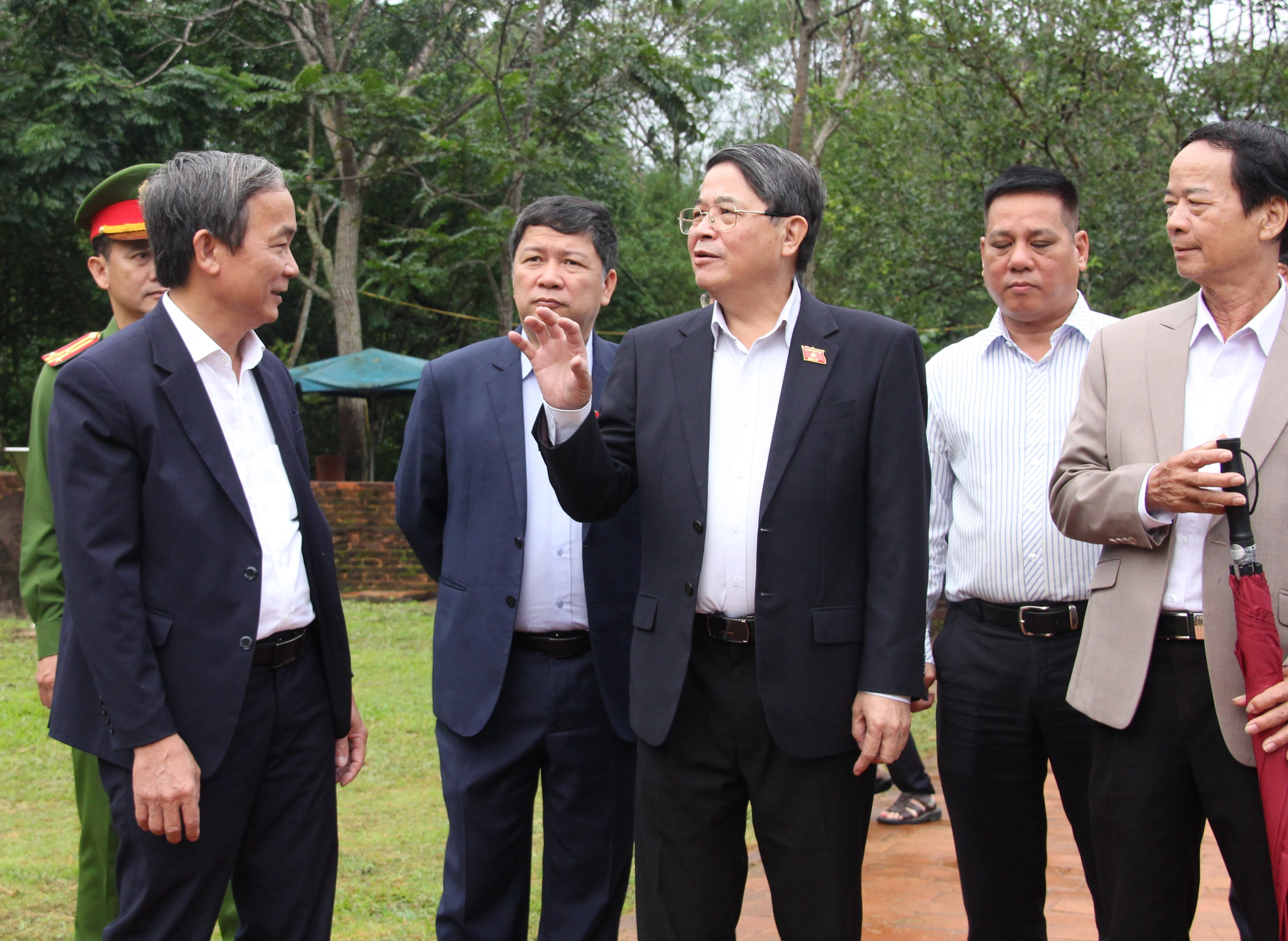 Phó Chủ tịch Quốc hội Nguyễn Đức Hải khảo sát khu đền tháp Mỹ Sơn