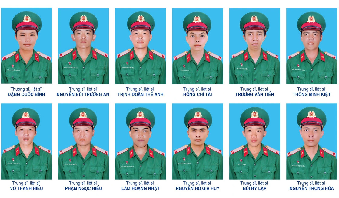 Truy tặng Huân chương Bảo vệ Tổ quốc cho 12 liệt sĩ Quân khu 7