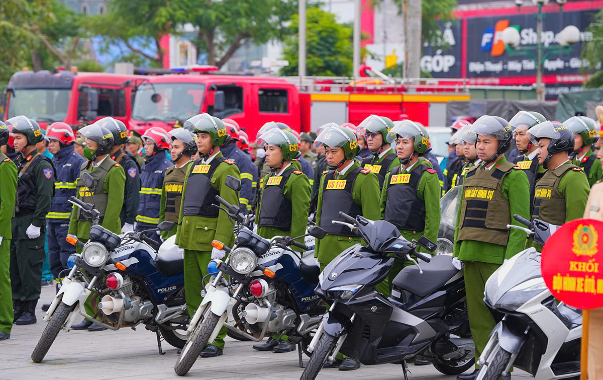 Công an Hải Phòng ra quân trấn áp tội phạm bảo đảm an ninh dịp Tết Nguyên đán