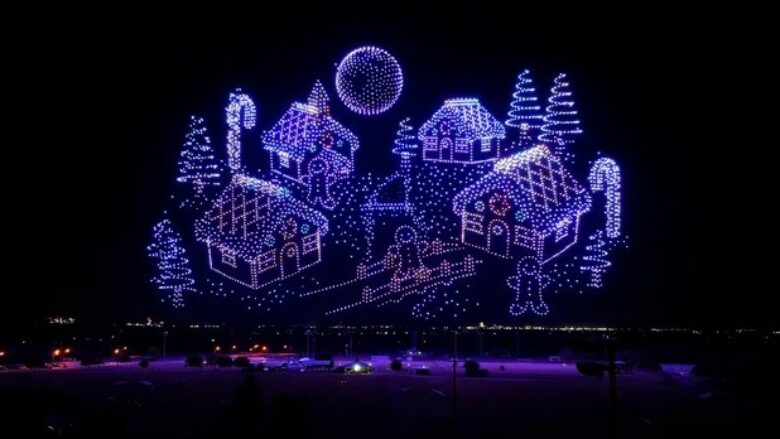 Chiêm ngưỡng màn trình diễn UAV ánh sáng lập kỷ lục Guinness