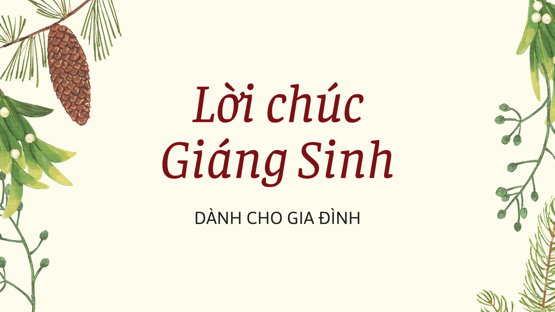 Lời chúc Giáng sinh 2024 hay và ý nghĩa cho gia đình