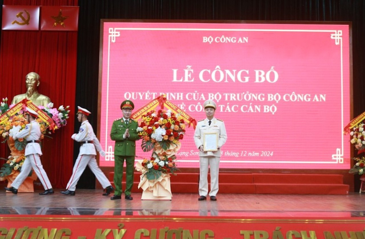 Đại tá Nguyễn Tiến Trung làm Giám đốc Công an tỉnh Lạng Sơn