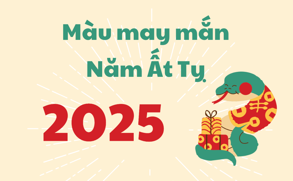 Màu sắc may mắn của năm Ất Tỵ 2025 là màu gì?