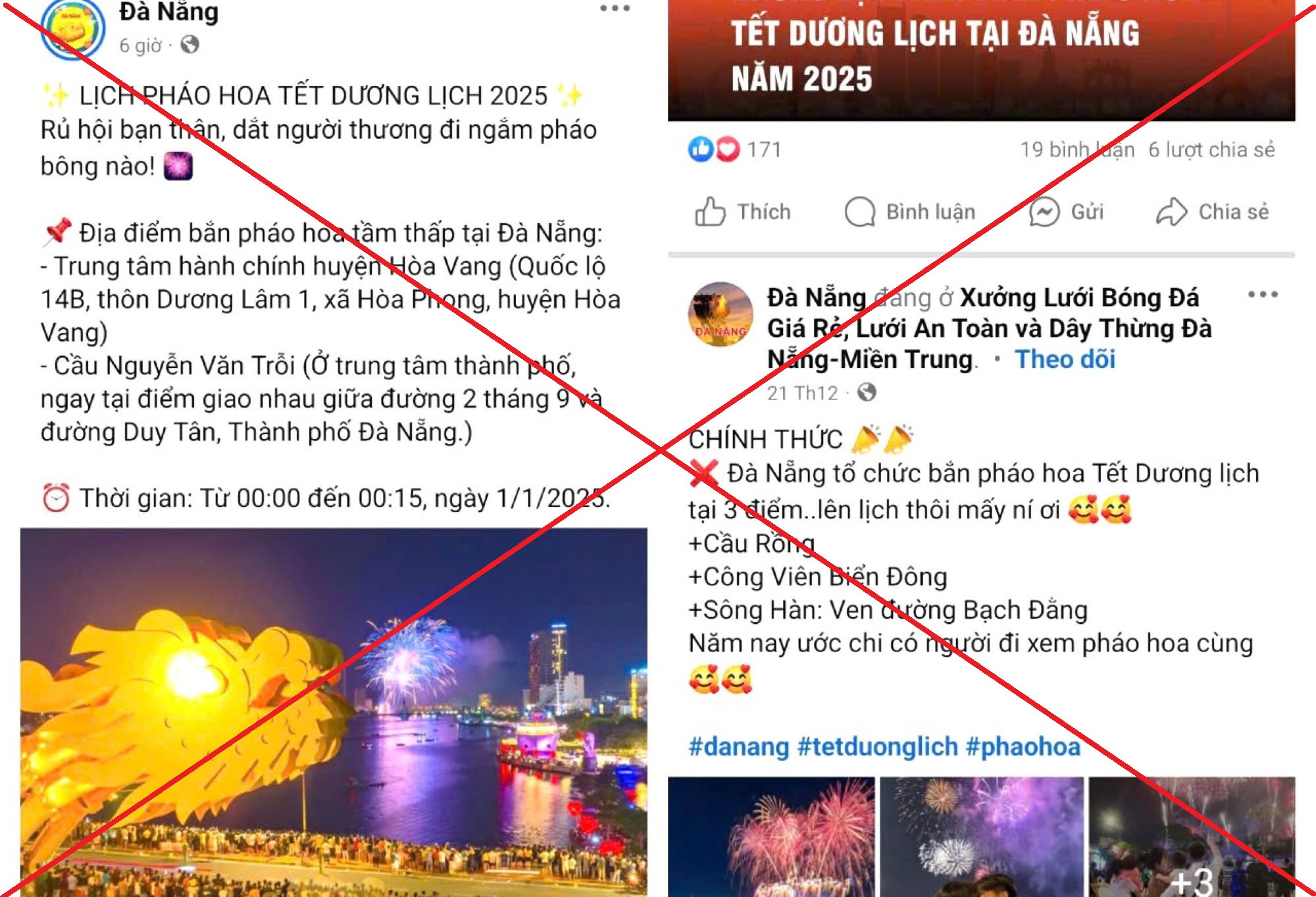 Đà Nẵng bác thông tin bắn pháo hoa Tết Dương lịch