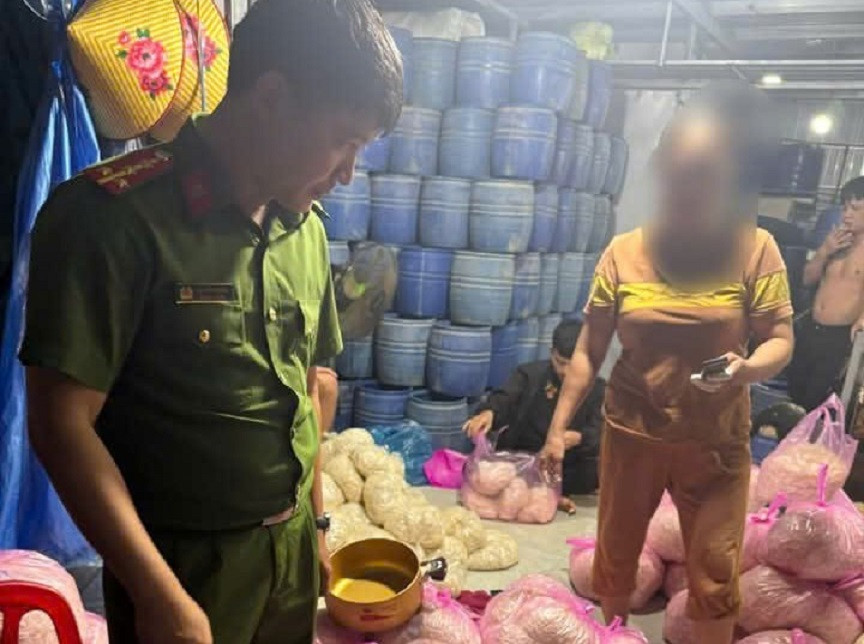 Phát hiện cơ sở sản xuất giá đỗ ở Quảng Ngãi sử dụng chất cấm