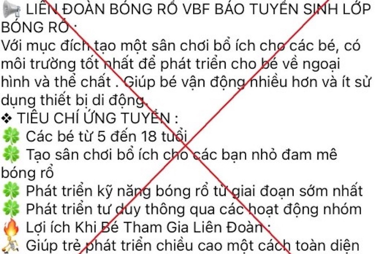 Đăng ký học bóng rổ cho con trên mạng, người phụ nữ ở Hà Nội bị lừa 1,1 tỷ đồng