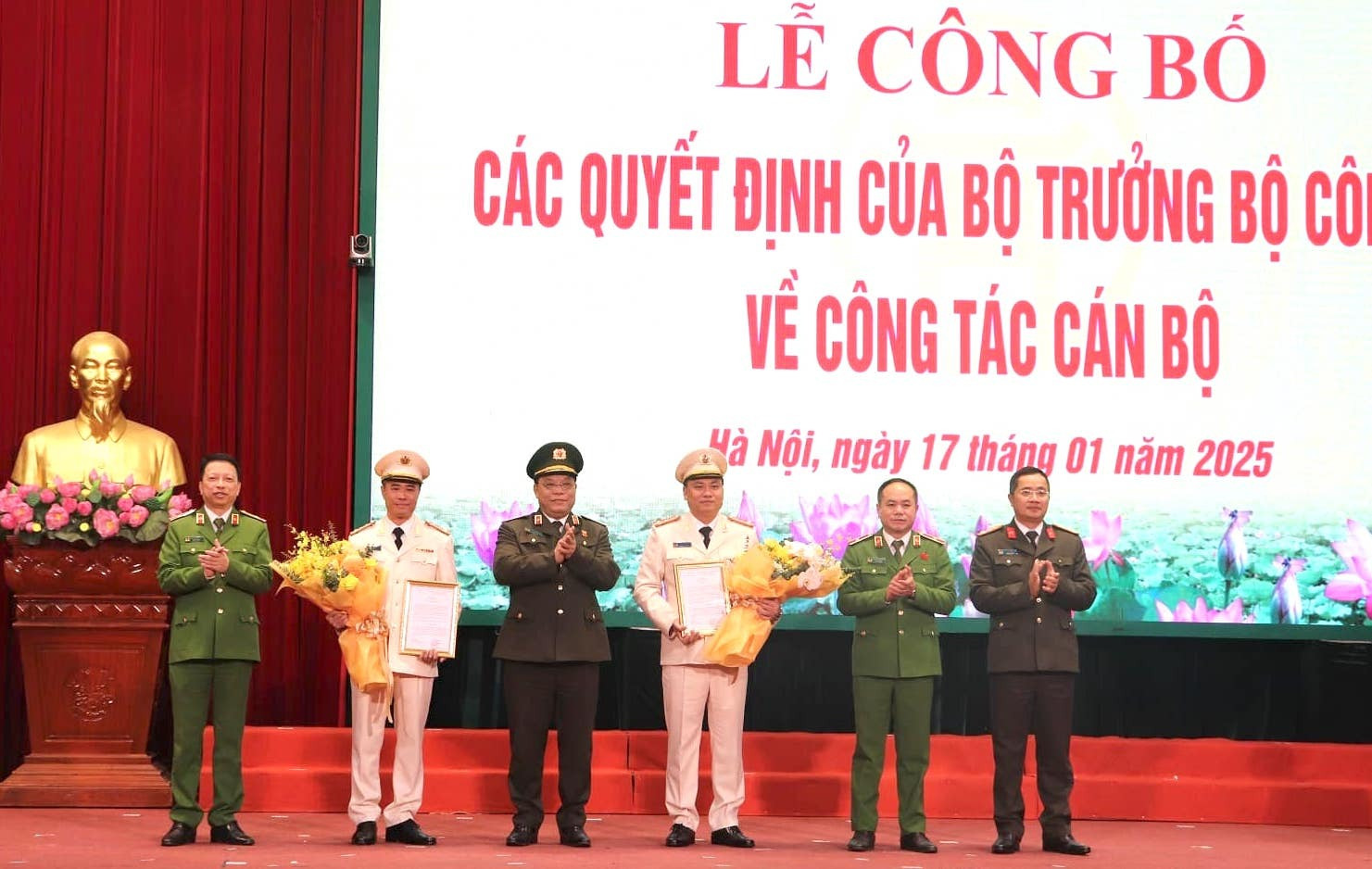 Công an Hà Nội có 2 tân phó giám đốc
