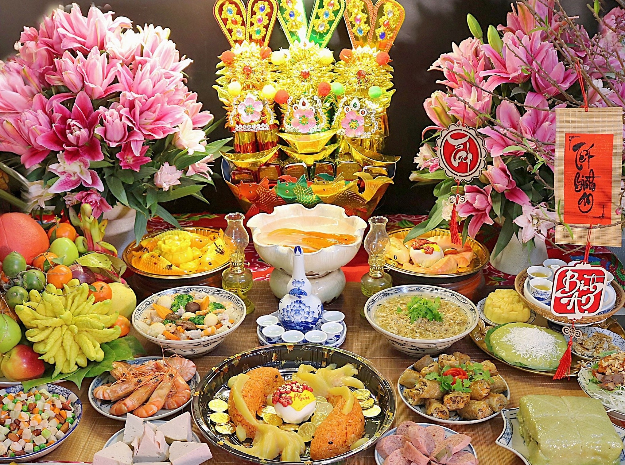 Mâm lễ cúng ông Công ông Táo đầy đủ gồm những gì?