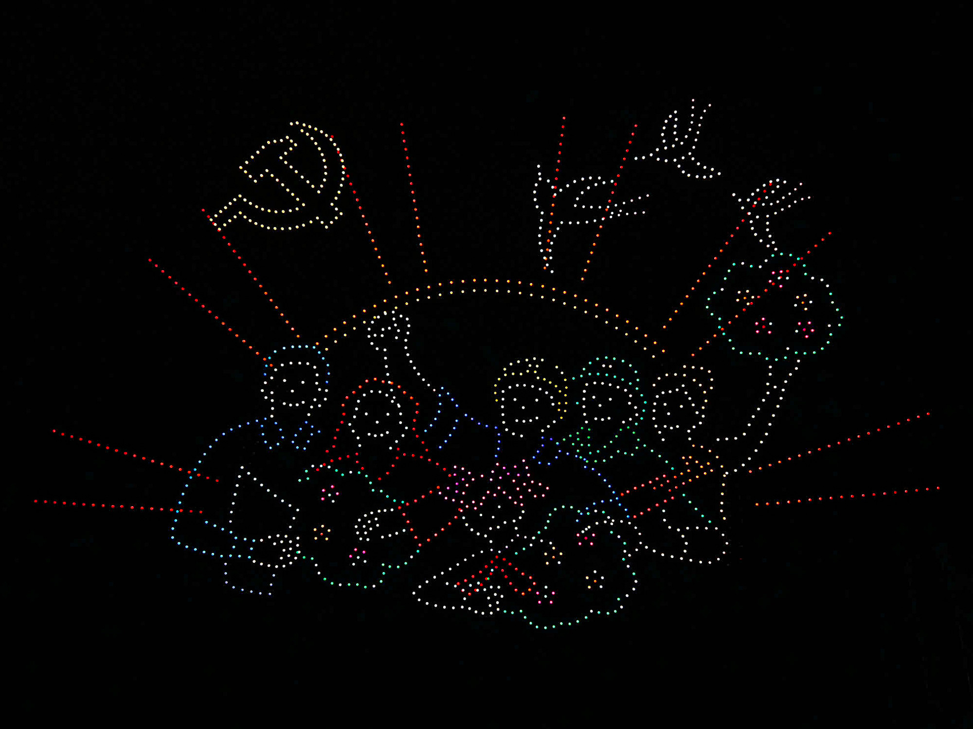 Bầu trời Hà Nội bừng sáng với màn trình diễn drone hỏa thuật kỷ lục thế giới