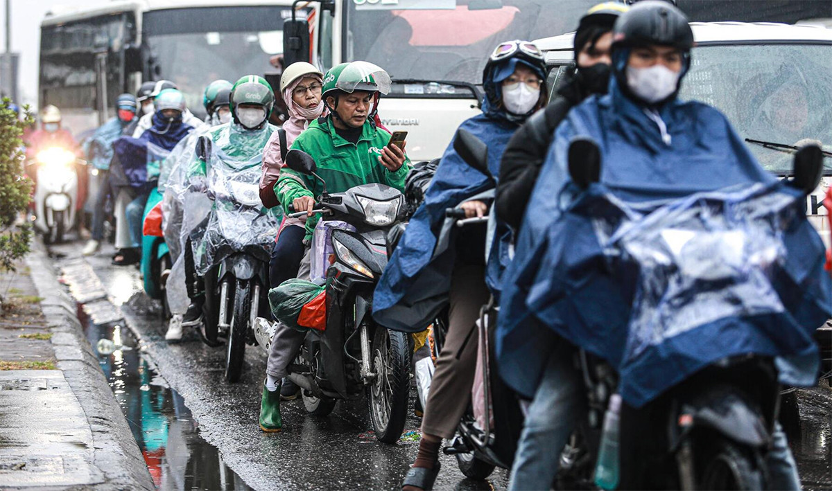 Dự báo thời tiết mùng 5 Tết: Miền Bắc đón không khí lạnh, trời mưa rét