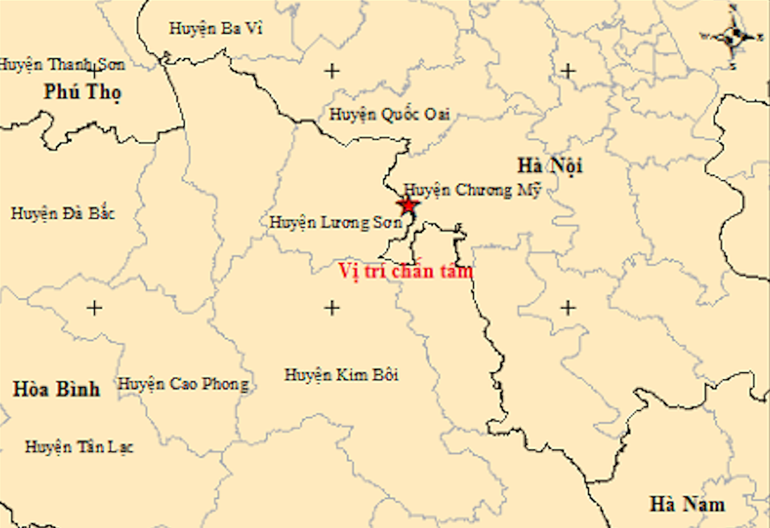 Hà Nội xảy ra động đất