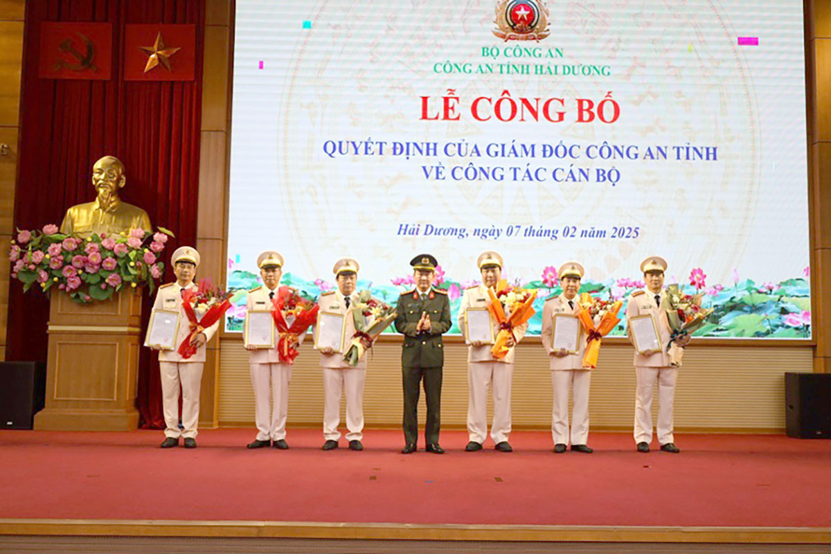 6 trưởng, phó phòng Công an tỉnh Hải Dương xin nghỉ hưu trước tuổi