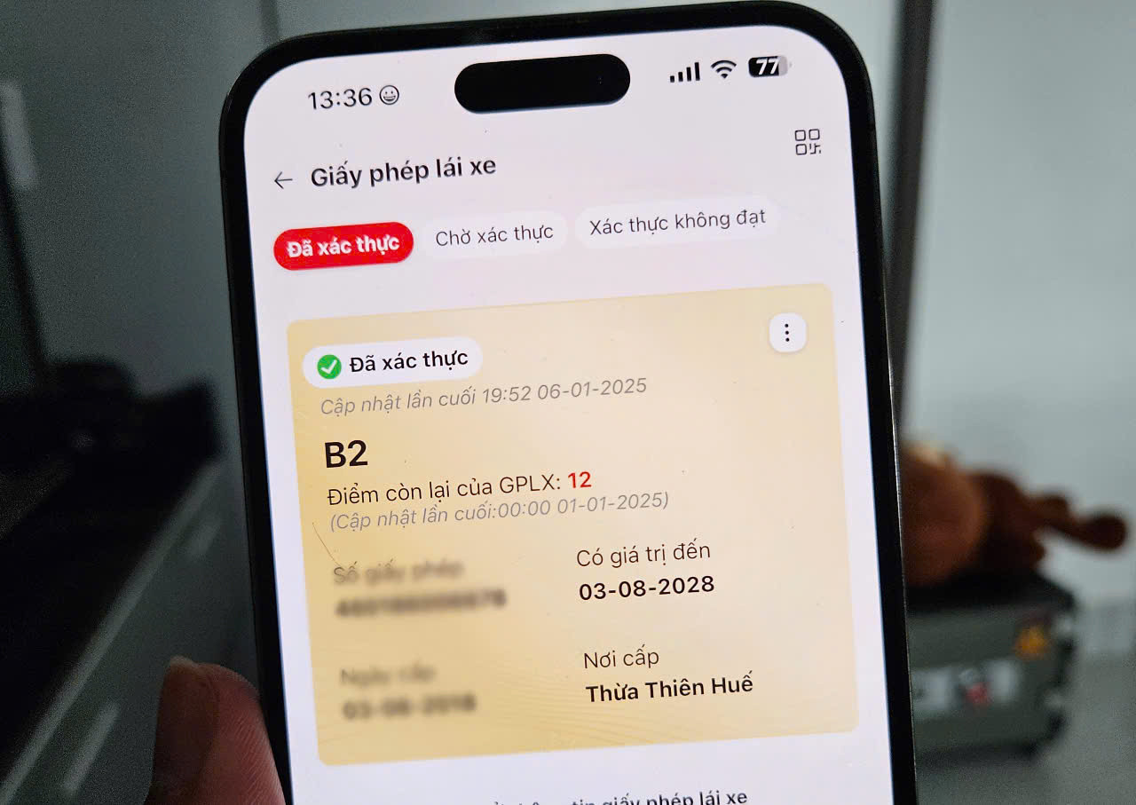 Cách kiểm tra điểm của giấy phép lái xe 