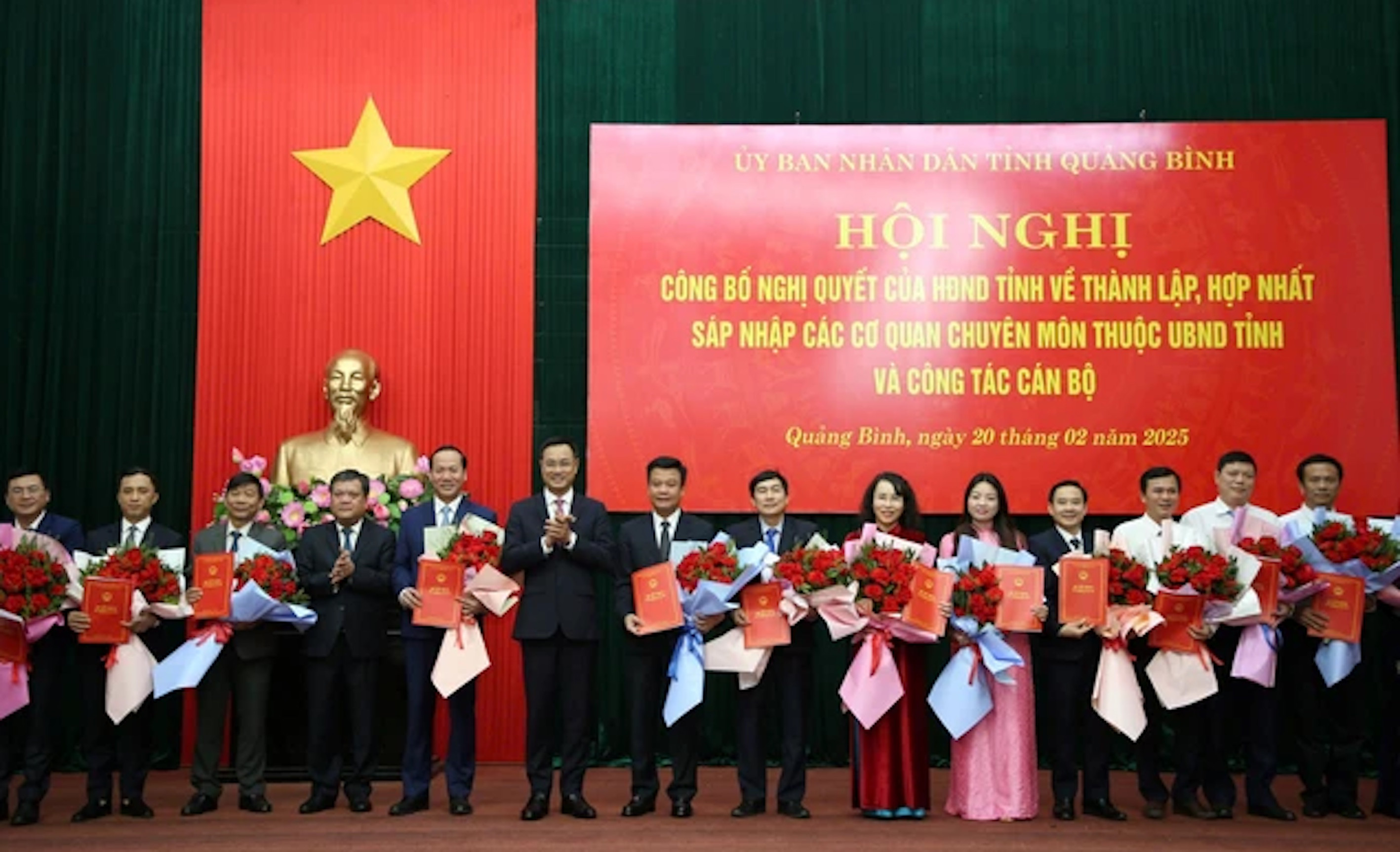  9 giám đốc Sở mới ở Quảng Bình sau sáp nhập