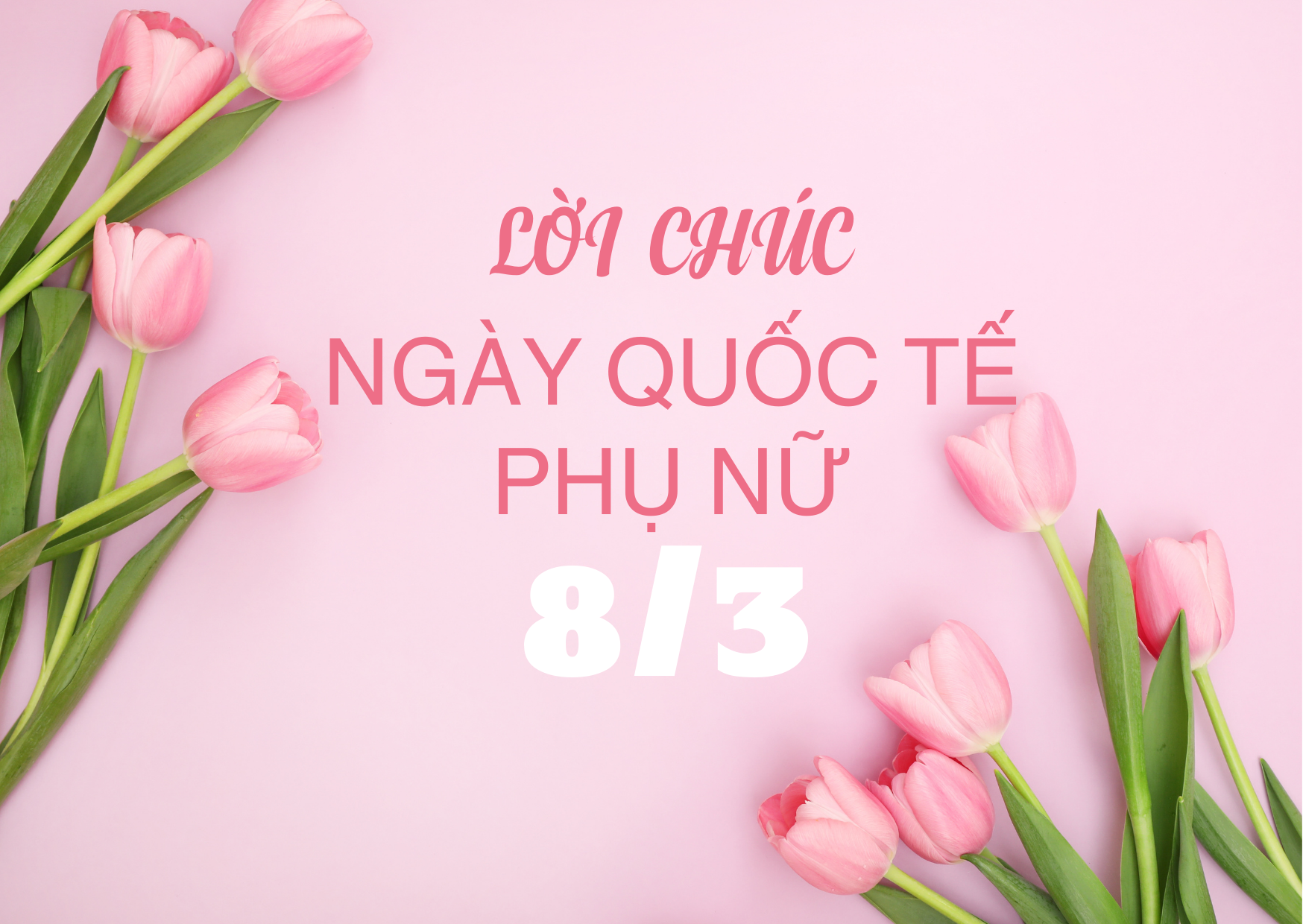 Lời chúc Ngày Quốc tế Phụ nữ 8/3 