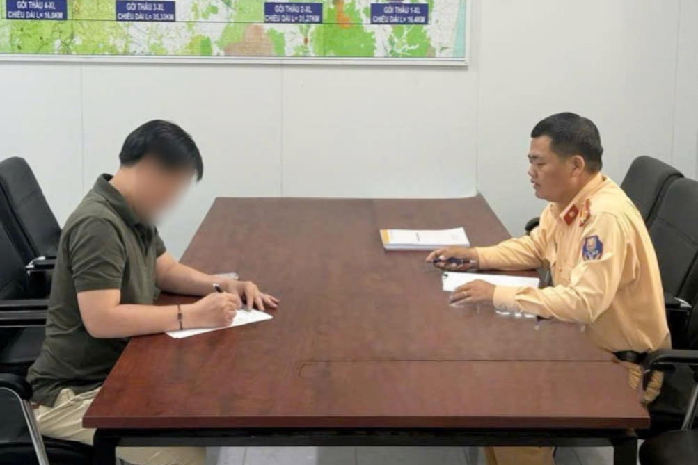 Tài xế chạy ngược chiều trên đường dẫn cao tốc Phan Thiết – Dầu Giây khai gì?