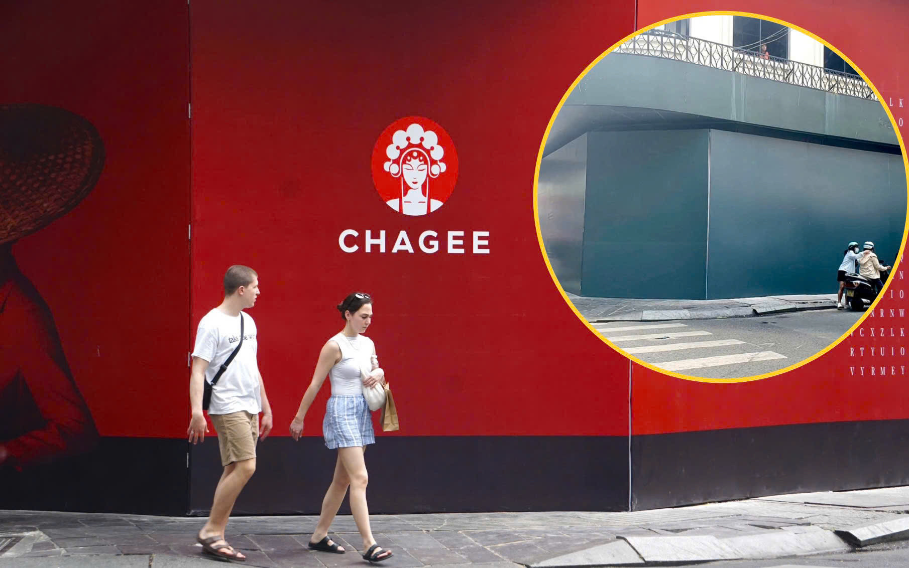 Gỡ ứng dụng có 'đường lưỡi bò', Chagee tháo luôn bảng hiệu cửa hàng ở Quận 1