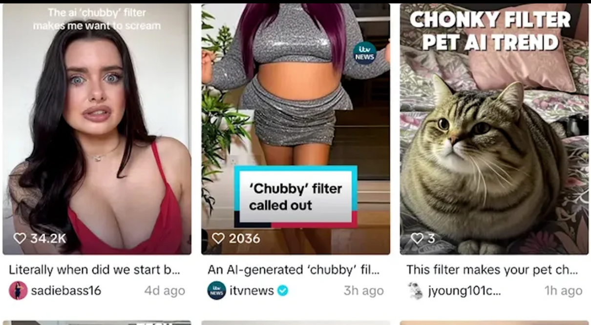 Bộ lọc AI 'béo phì' trên TikTok bị người dùng chỉ trích