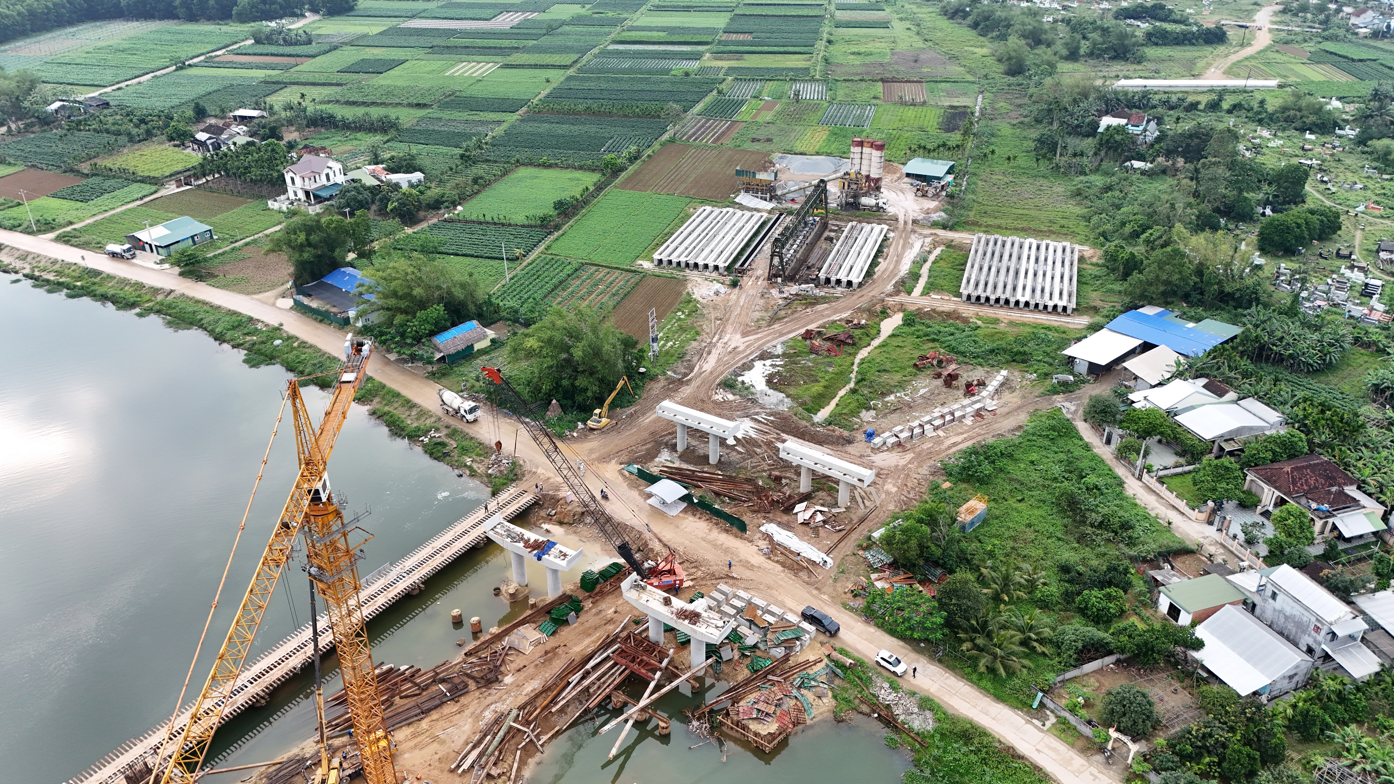 Vướng mặt bằng, dự án 3.500 tỷ đồng ở Quảng Ngãi chậm tiến độ