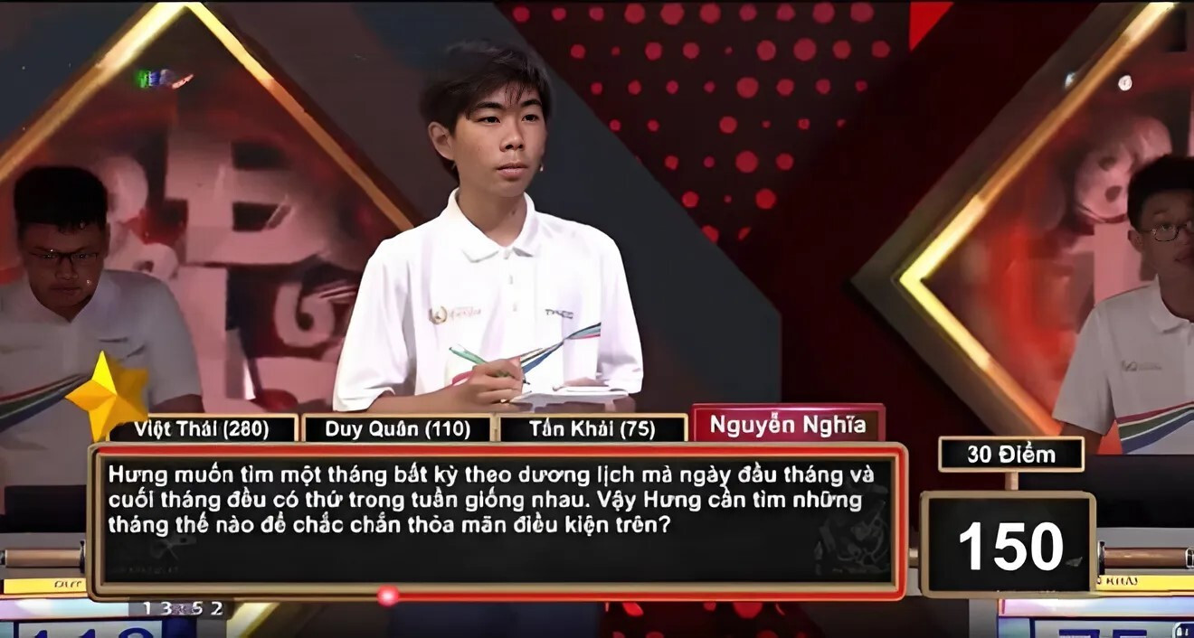 Câu đố làm khó cả 4 thí sinh Đường lên đỉnh Olympia