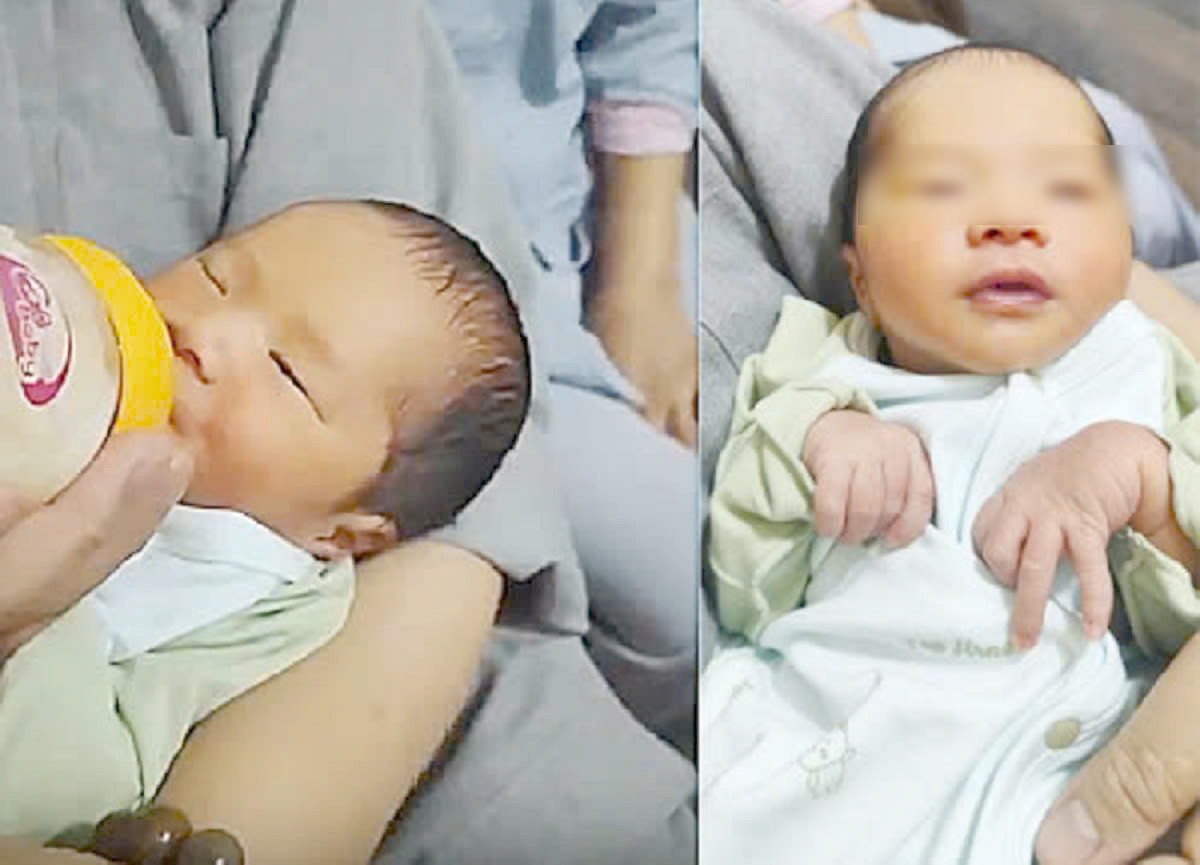 Bé trai sơ sinh bị bỏ rơi cạnh ngôi chùa ở Hải Phòng