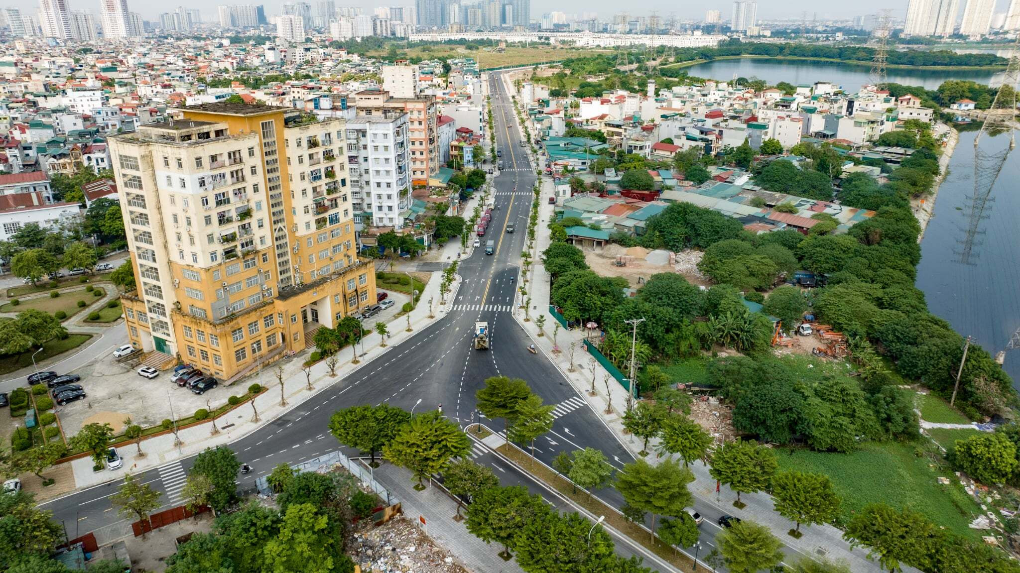 Hà Nội chi hơn 300 tỷ đồng làm gần 1km đường ở quận Hoàng Mai