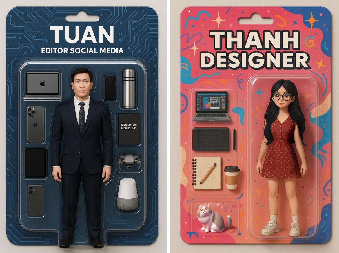 Trào lưu 'đóng vỉ chân dung' bằng ChatGPT gây sốt mạng