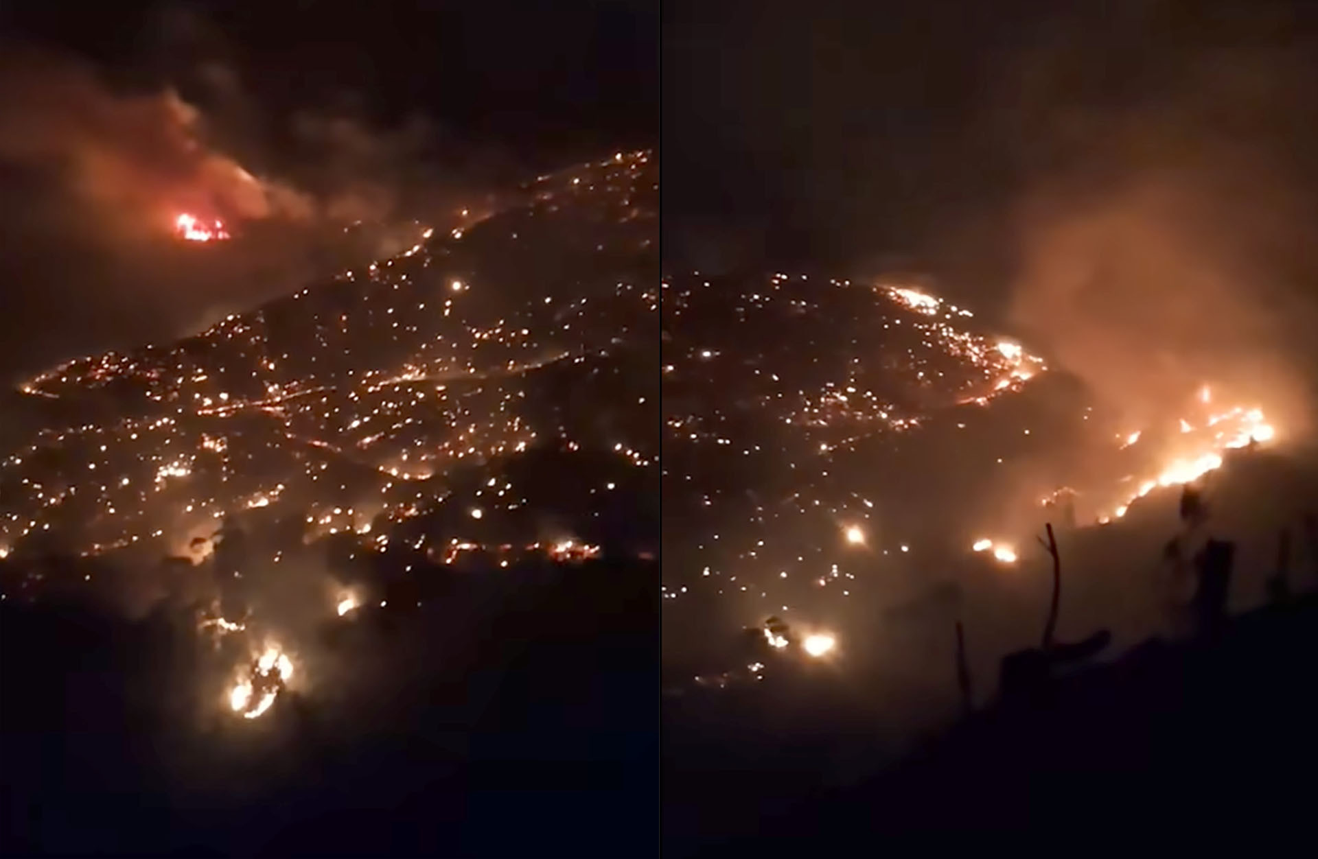 Cháy hàng chục hecta rừng keo ở Quảng Ninh, hàng trăm người xuyên đêm dập lửa 